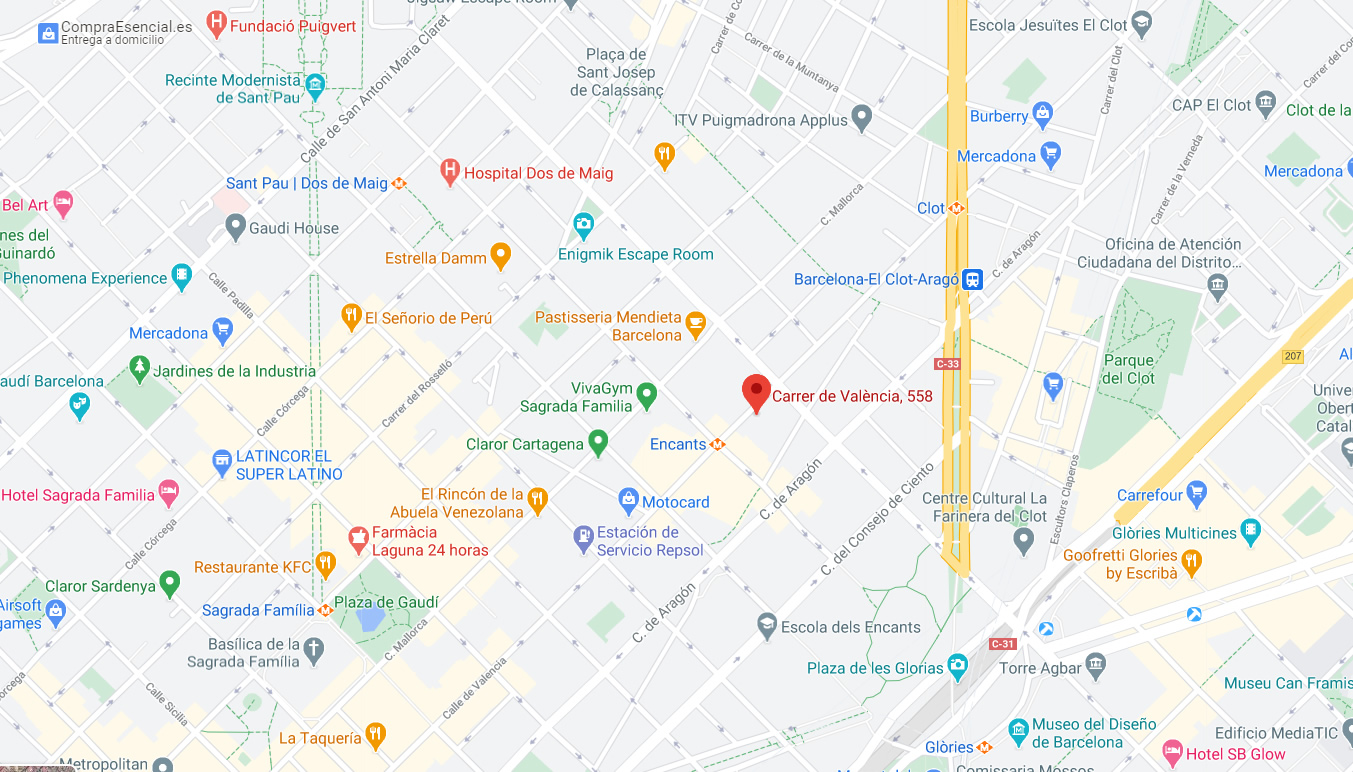 Ubicación de Trimero Diagnostics en Barcelona
